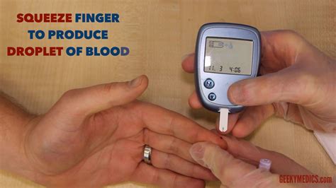 testing finger glucose discard first drop|does squeezing your finger lower blood sugar.